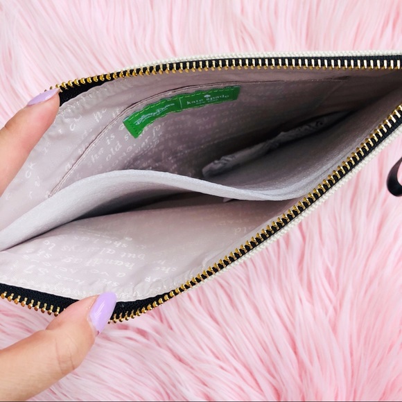 Kate Spade Disney Silver Glitter Clutch - Picture 3 of 5